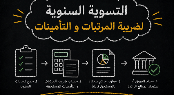 التسوية السنوية لضريبة المرتبات و التأمينات