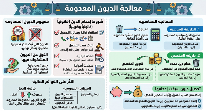 معالجة الديون المعدومة