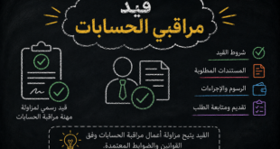 قيد مراقبي الحسابات بسجل هيئة الرقابة المالية